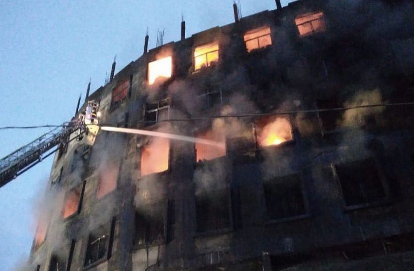 ভবনে ছিল না অগ্নি নিরাপাত্তার ব্যবস্থা