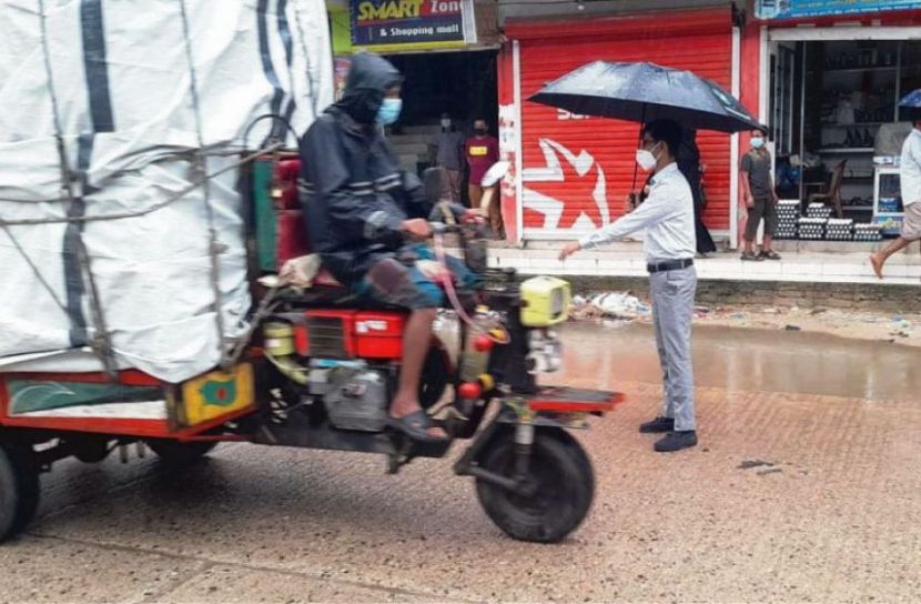 পেকুয়ায় লকডাউন অমান্য করায় ১০ মামল
