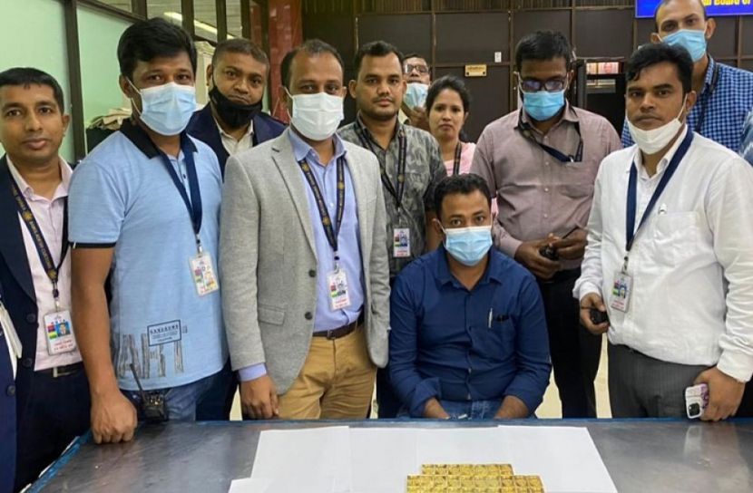 শাহজালালে ৩ কোটি টাকার স্বর্ণসহ যাত্রী আটক