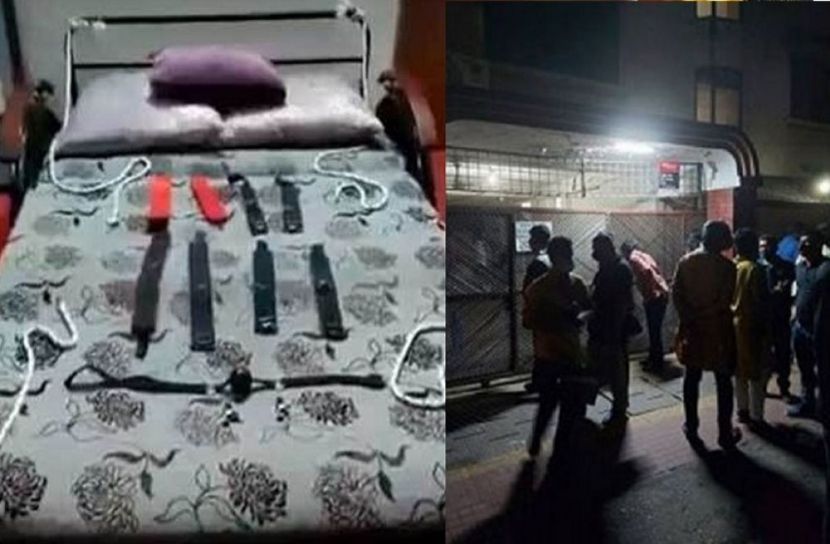 বিকৃত যৌন সরঞ্জামে সাজানো গোপন কক্ষ