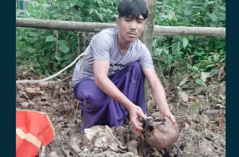 কঙ্কাল চুরি করতে গিয়ে যুবক আটক