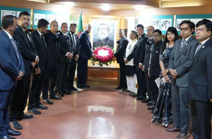 নয়াদিল্লিতে বঙ্গবন্ধুর প্রতি শ্রদ্ধা