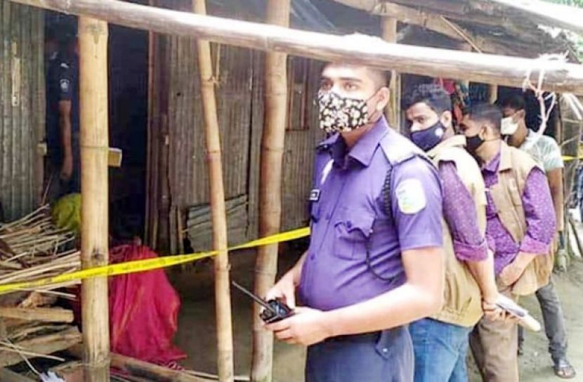 শোবার ঘরে মিললো গৃহবধূর গলাকাটা মরদেহ