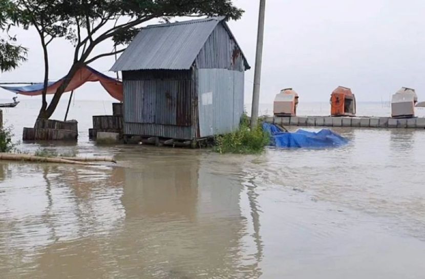 শরীয়তপুরে নিম্নাঞ্চল প্লাবিত