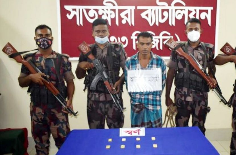 ৮০ ভরি স্বর্ণসহ যুবক আটক
