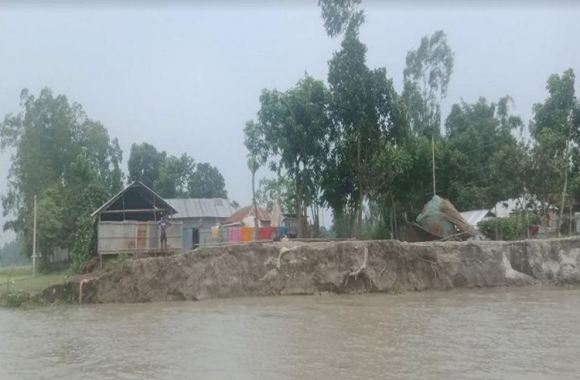 তিস্তা গিলে খাচ্ছে বসতবাড়ি