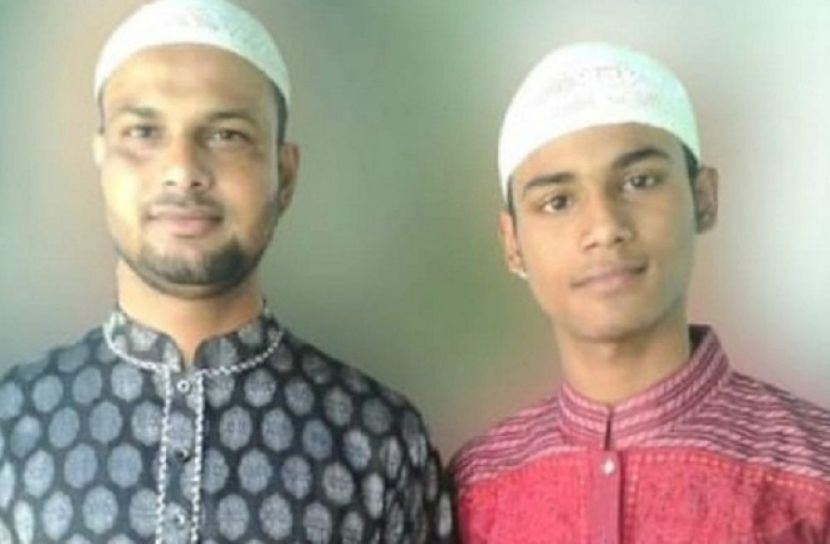 বড় ভাই রুহুল আমিন এবং ছোট ভাই সোয়েব আহমদ। ছবি সংগৃহীত