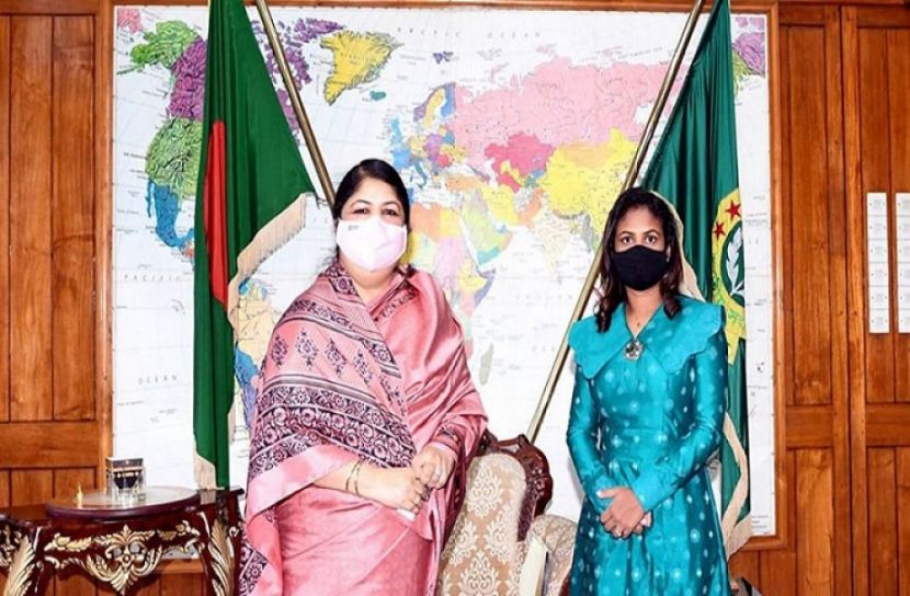 স্পিকারের সাথে মালদ্বীপের হাইকমিশনারের সাক্ষাৎ