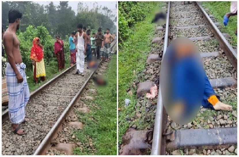 ট্রেনের নিচে কাটা পড়লেন মা-মেয়ে