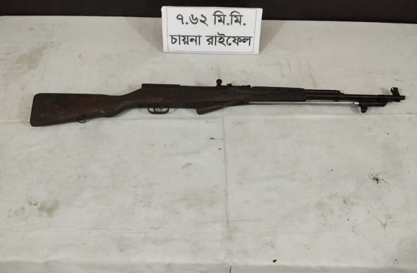 থানা থেকে লুট হওয়া রাইফেল উদ্ধার