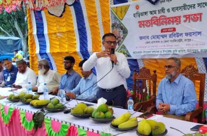 জিআই পণ্য হাড়িভাঙ্গা আম সংগ্রহ উৎসব ২০২৫- এর উদ্বোধন