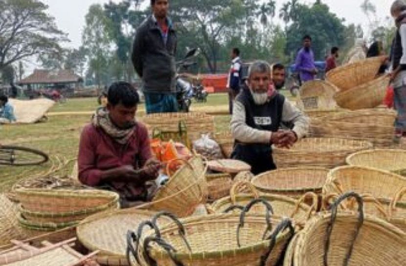 বাঁশ ও বেত শিল্পে ধ্বস