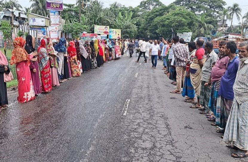 বাগেরহাট-৪ আসন রক্ষা দাবিতে বিএনপির সড়ক অবরোধ 