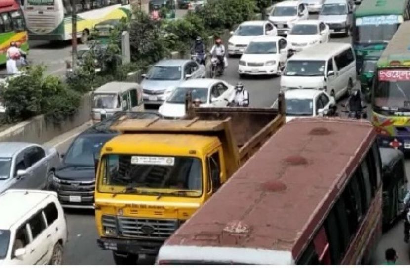 ছাত্রদল-এনসিপির সমাবেশ, রাজধানীজুড়ে যানজট