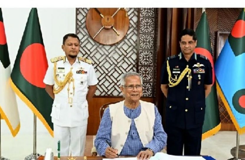 নৌবাহিনী ও বিমান বাহিনী নির্বাচনী পর্ষদের উদ্বোধন প্রধান উপদেষ্টার