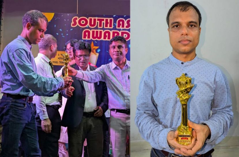 দেবাশীষ দাস পেলেন দক্ষিণ এশিয়া স্টার অ্যাওয়ার্ড ২০২৫