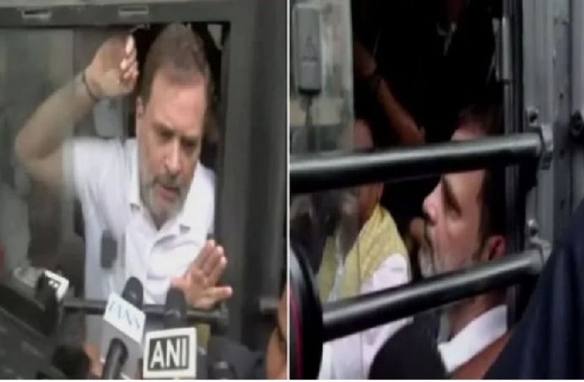 নির্বাচন কমিশন অভিমুখী মিছিল থেকে রাহুল–প্রিয়াঙ্কা আটক