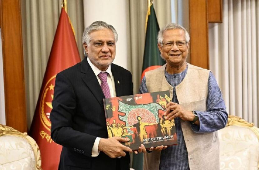 প্রধান উপদেষ্টার সঙ্গে পাকিস্তানের উপপ্রধানমন্ত্রীর সাক্ষাৎ