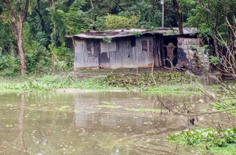 ঝুপড়ি ঘরে ভূমিহীনের মানবেতর জীবনযাপন
