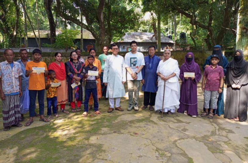 উলিপুরে অম্বিকাচরণ রায় শিক্ষাবৃত্তি প্রদান 