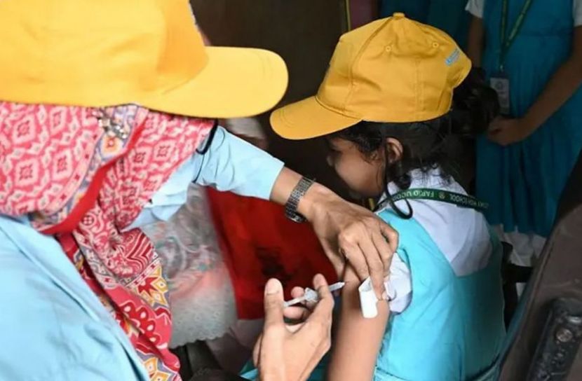 টাইফয়েড টিকাদান কর্মসূচি ১০ দিনে,  দেড় কোটির বেশি শিশু টিকার আওতায়