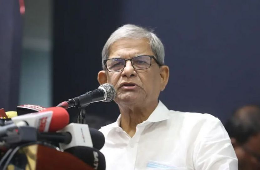 বক্তব্য রাখছেন বিএনপি মহাসচিব মির্জা ফখরুল ইসলাম আলমগীর। ছবি: সংগৃহীত