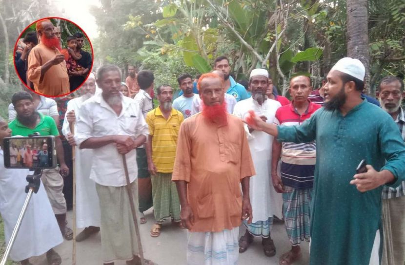 মোরেলগঞ্জে অসহায় বৃদ্ধের দাড়ি টেনে ছিঁড়ে ফেলার অভিযোগ