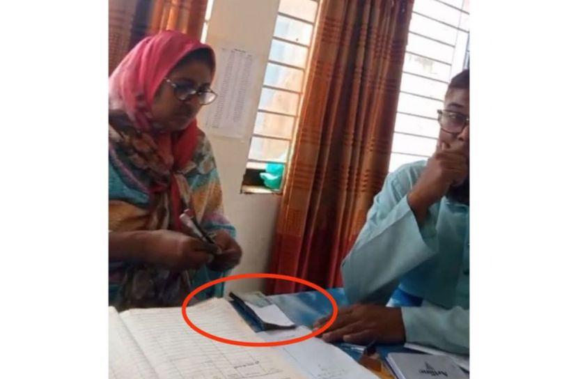 ভূমি অফিসে ঘুষ নেওয়ার ভিডিও ভাইরাল, নীরব প্রশাসন; ফুঁসছে জনগন!