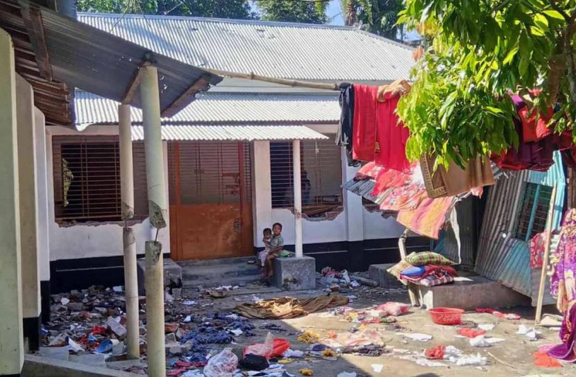 শেখ হাসিনার রায়ের পর ইউপি চেয়ারম্যানের বাড়িতে হামলা ও ভাঙচুর