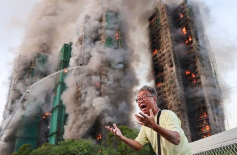 হংকংয়ে আবাসিক এলাকায় ভয়াবহ আগুন, নিহত ৪৪, নিখোঁজ ২৭৯