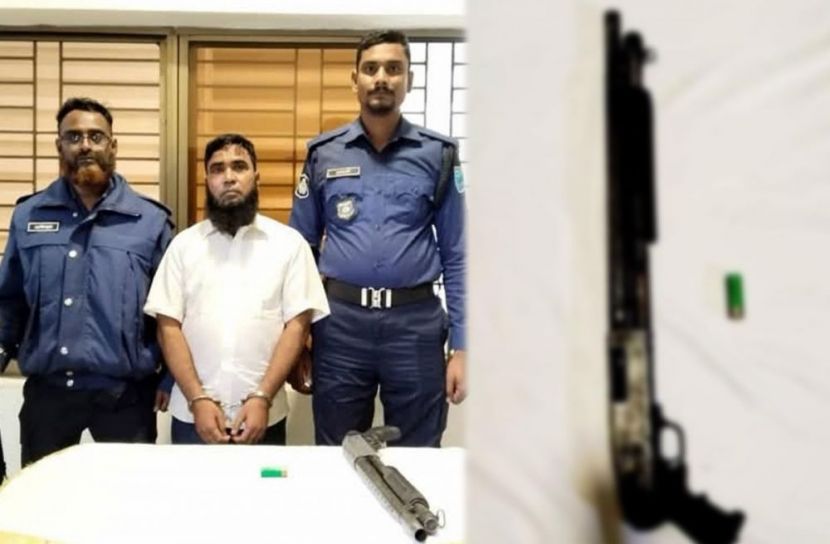 মুন্সীগঞ্জে থানা থেকে লুট হওয়া শর্টগান-কার্তুজসহ গ্রেপ্তার ১