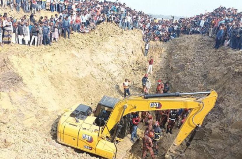 ২৪ ঘণ্টায় ৪২ ফুট গর্ত খুঁড়েও পাওয়া যায়নি সাজিদকে