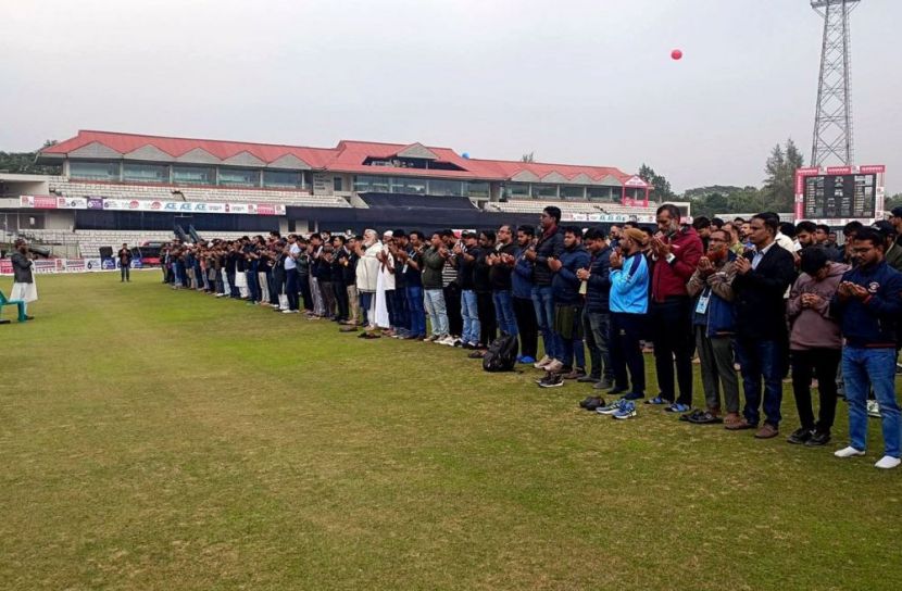 সিলেটে খালেদা জিয়ার জন্য ক্রিকেটার ও কর্মকর্তাদের মোনাজাত