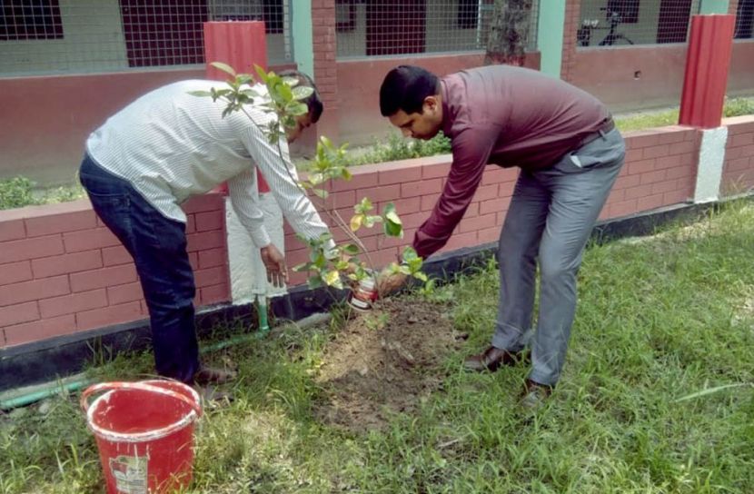 “আসুন ফুুলবাড়ীতে ফুল গাছ লাগাই” স্লোগানে বৃক্ষ রোপন কর্মসুচি উদ্বোধন 