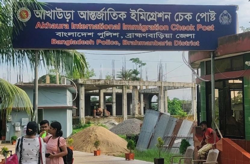 প্রায় দুই বছর পর আখাউড়া বন্দর দিয়ে ভারতে যাত্রী যাতায়াত শুরু 
