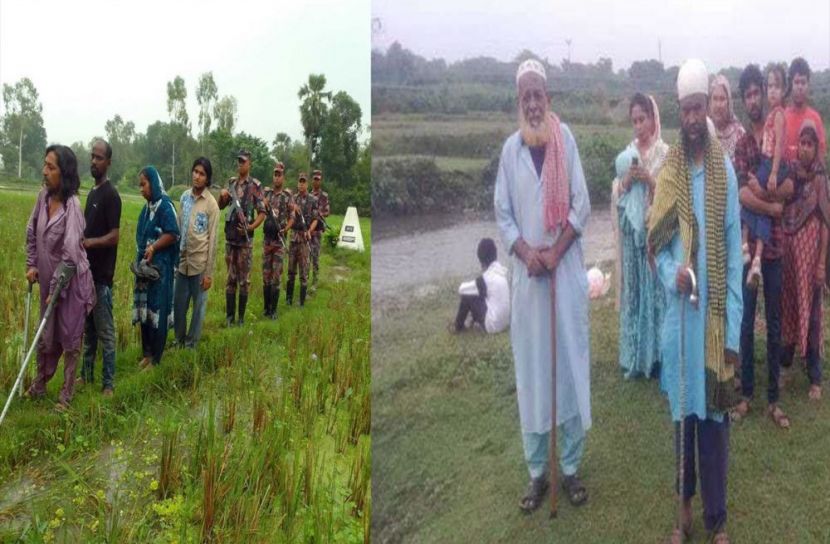 তেঁতুলিয়া সীমান্তে ১৩ জনকে ফেরাল বিজিবি