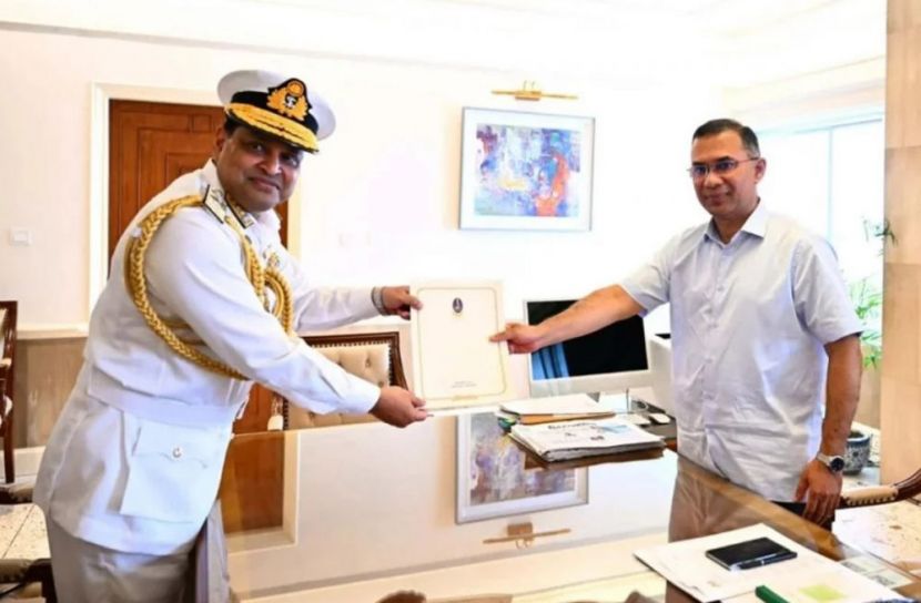 প্রধানমন্ত্রীর সঙ্গে নবনিযুক্ত নৌ প্রধানের সৌজন্য সাক্ষাৎ