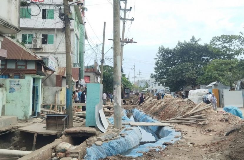 মুন্সীগঞ্জ পৌরসভার গতি ফিরবে সড়ক উন্নয়নে 