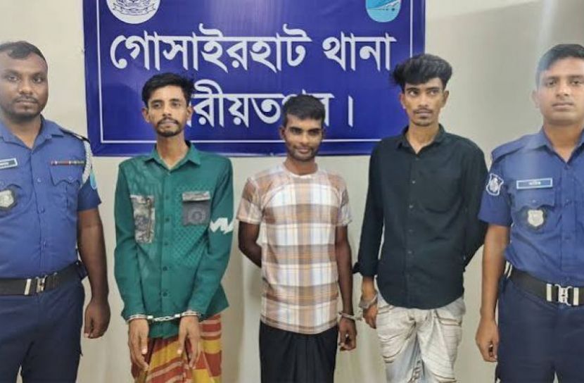শরীয়তপুরে ছয় মাদকসেবী আটক