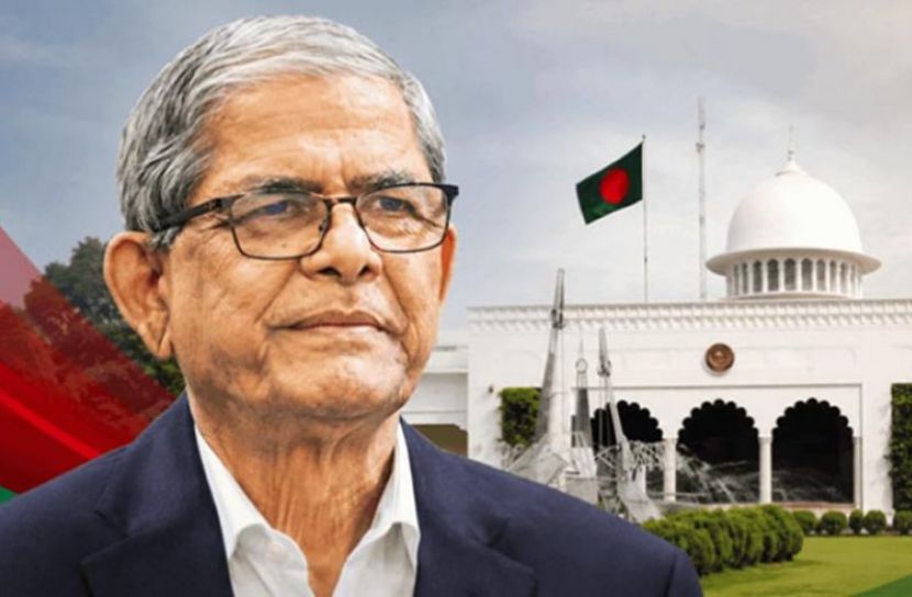 রাষ্ট্রপতি পদে মির্জা ফখরুলের মনোনয়নপত্র জমা