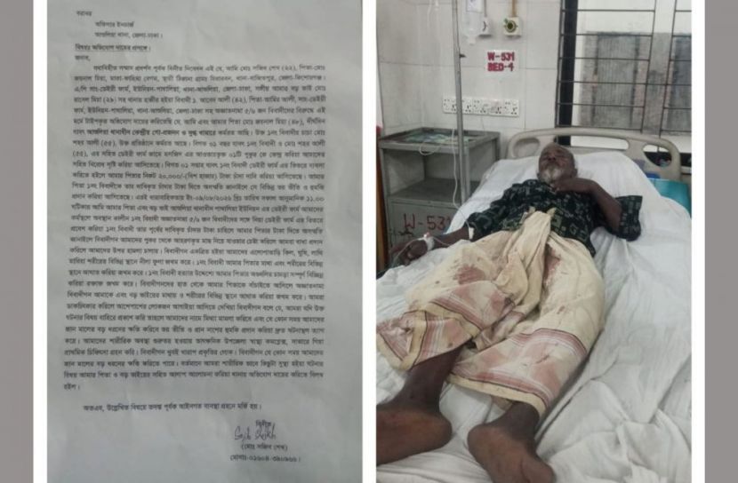চাঁদা না দেওয়ায় বাবা-ছেলেসহ তিনজনকে মারধর, হত্যার হুমকির অভিযোগ