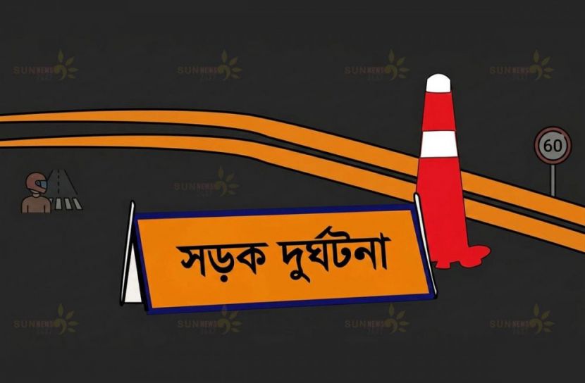 গুইমারায় সড়ক দুর্ঘটনায় মোটরসাইকেল চালক নিহত