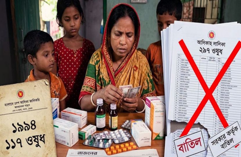 ওষুধ কোম্পানির স্বার্থে মরিয়া সরকার!