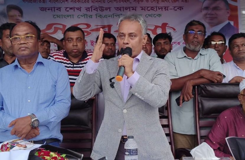 মোংলা  বন্দর পরিদর্শনে নৌপরিবহনমন্ত্রী