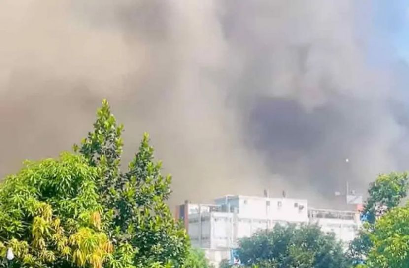 টঙ্গীতে ড্রাগ ইন্টারন্যাশনালে আগুন