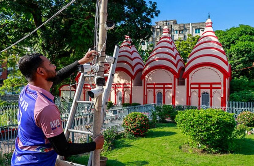 দেড় কোটি টাকার বাজেটে দুর্গাপূজার প্রস্তুতি তুঙ্গে