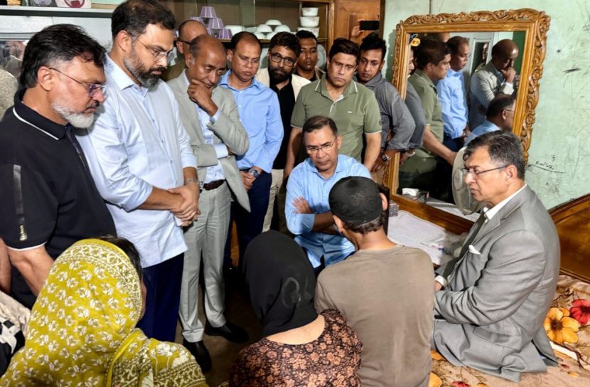 PM visits slain Ramisa's family residence at Pallabi